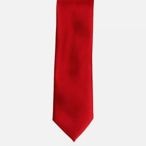 Imani Uomo Solid Red Silk Micro Fabric Tie 59/3”